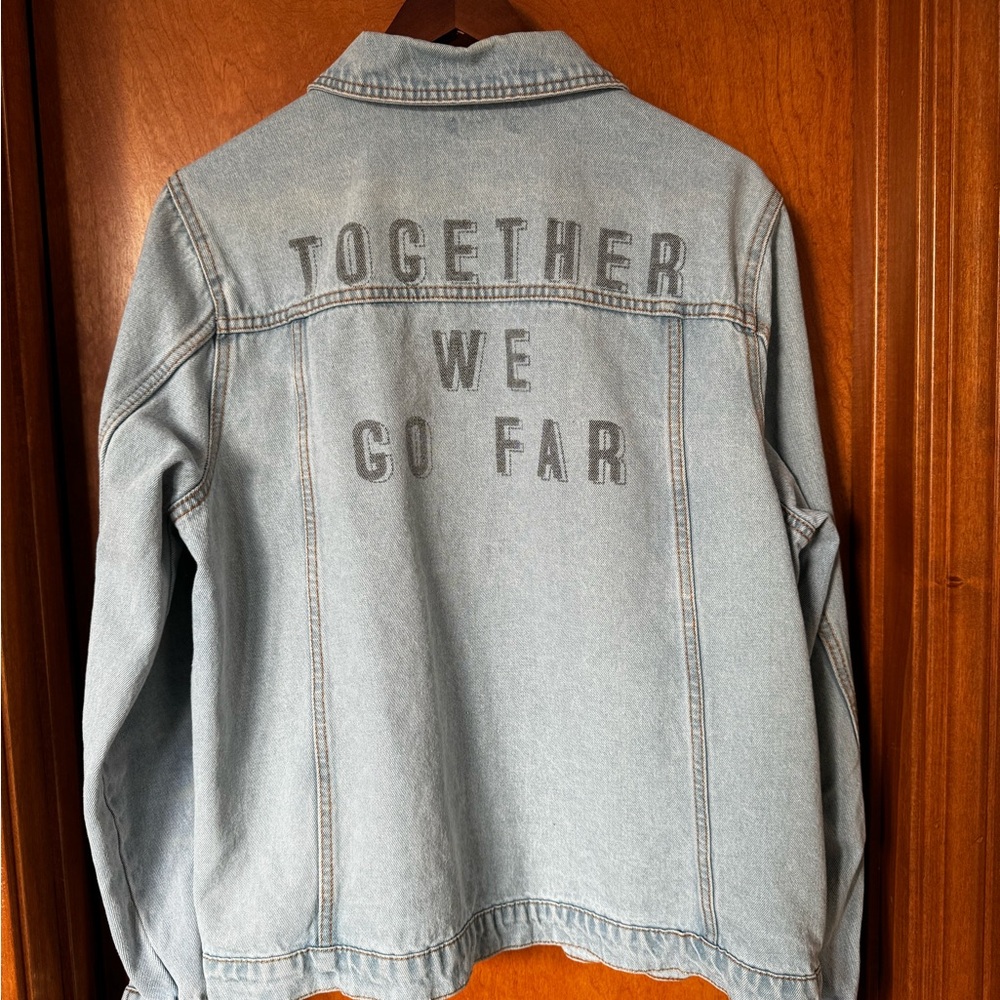 Peloton Together We Go Far Denim Jacket
